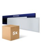 Multipack 5x Noxion Panneau LED Ecowhite V4.0 28W 3360lm - 830-840-865 CCT | 120x30cm - UGR <19