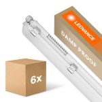 Lot 6x Ledvance Réglette LED Étanche Imperméable 26W 3500lm - 840 Blanc Froid | 150cm