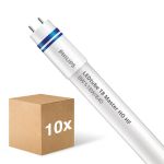 Multipack 10x Philips Tube LED T8 MASTER (HF) High Output 8W 1050lm - 840 Blanc Froid | 60cm - Équivalent 18W