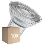 Multipack 10x Ledvance LED Réflecteur GU10 PAR16 6.1W 575lm 60d - 940 Blanc Froid| Dimmable - Équivalent 80W