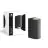 D'Lite Applique Murale Vossem Aluminium Noir Up & Down| IP54 - Convient Pour 2x GU10