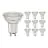 Multipack 10x Noxion Spot LED GU10 PAR16 4W 345lm 36D - 827 Blanc Très Chaud | Dimmable - Équivalent 50W