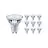 Multipack 10x Philips MASTER Value LED Spot GU10 PAR16 3.7W 270lm 36D - 922-927 Dim To Warm | Meilleur Rendu Des Couleurs - Dimmable - Équivalent 35W
