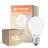 Multipack 10x Ledvance Classic LED E27 Poire Dépolie 5.9W 806lm - 827 Blanc Très Chaud | Dimmable | mable - Équivalent 60W