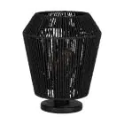Eglo Lampe De Chevet Persley Acier Noir | IP20 - Convient pour 1x E27 