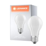 Ledvance Classic Superior LED Lamp E27 Peer Filament Mat 4.2W 470lm - 927 Zeer Warm Wit | Beste Kleurweergave - Dimbaar - Vervangt 40W