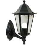 Nordlux Cardiff Up Wandlamp Aluminium Zwart | Geschikt voor 1x E27