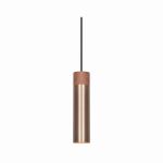 Nordlux Tilo Pendelarmatuur Metaal en Hout Messing | 60mm - Geschikt voor GU10