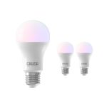 Multipack 3x Calex Smart Tuya Wifi E27 Peer 8.5W 806lm - 822-840 Afstembaar Wit | RGBW - Dimbaar - Vervangt 60W
