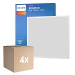 Voordeelpak 4x Philips LED Paneel Ledinaire RC065B 28W 3400lm - 840 Koel Wit | 60x60cm - UGR <22