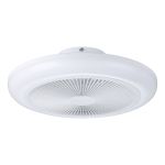 Eglo Plafondventilator Sayulita 1 ABS Wit 20.8W 820lm - 827-865 Afstembaar Wit | Dimbaar