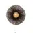 Good&Mojo Wandlamp Kalimantan Bamboe Zwart M | Geschikt voor 1x E27 