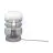 It's about RoMi Tafellamp Verona Glas Grijs | Geschikt voor 1x E27 