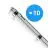 Voordeelpak 10x Noxion LED Waterdichte Montagebalk Poseidon V3.0 35-65W 4550-9100lm - 830-865 CCT | 150cm - Doorvoerbedrading (5x2.5mm2)