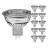 Multipack 10x Noxion LED Spot GU5.3 MR16 7.5W 621lm 36D - 827 Zeer Warm Wit | Dimbaar - Vervangt 50W