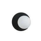 Emibig Wandlamp Oslo Staal Zwart | Geschikt voor 1x E14 - Max 10W