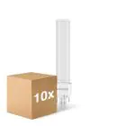 Multipack 10x Noxion Lucent PL-C LED 7.4W - 840 Koel Wit | 2-Pin - Vervangt 26W