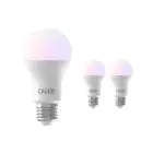 Multipack 3x Calex Smart Tuya Wifi E27 Peer 8.5W 806lm - 822-840 Afstembaar Wit | RGBW - Dimbaar - Vervangt 60W