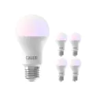 Multipack 5x Calex Smart Tuya Wifi E27 Peer 8.5W 806lm - 822-840 Afstembaar Wit | RGBW - Dimbaar - Vervangt 60W