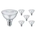Multipack 6x Philips Master Value LED Lamp Reflector E27 PAR30 9.5W 820lm 25D - 940 Koel Wit | Beste Kleurweergave - Dimbaar - Vervangt 75W