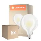 Multipack 6x Ledvance Classic LED E27 Globe Filament Mat 11W 1521lm - 827 Zeer Warm Wit | Vervangt 100W