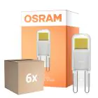 Multipack 6x Osram LED Capsule G9 Helder 1.8W 200lm - 827 Zeer Warm Wit | Vervangt 20W