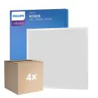 Multipack 4x Philips LED Paneel Ledinaire RC065B 28W 3400lm - 865 Daglicht | 60x60cm - UGR 