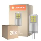 Multipack 20x Ledvance Performance LED Capsule Helder G4 2W 200lm - 827 Zeer Warm Wit | Dimbaar - Vervangt 20W