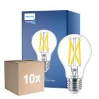 Multipack 10x Philips Master LED E27 Peer Filament Helder 7.2W 1055lm - 922-927 Dim To Warm | Beste Kleurweergave - Dimbaar - Vervangt 75W