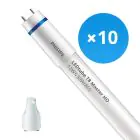 Multipack 10x Philips LED Buis T8 MASTER (EM/Mains) High Output 12W 1575lm - 865 Daglicht | 90cm - Vervangt 30W