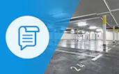 parking lot in a underground garage